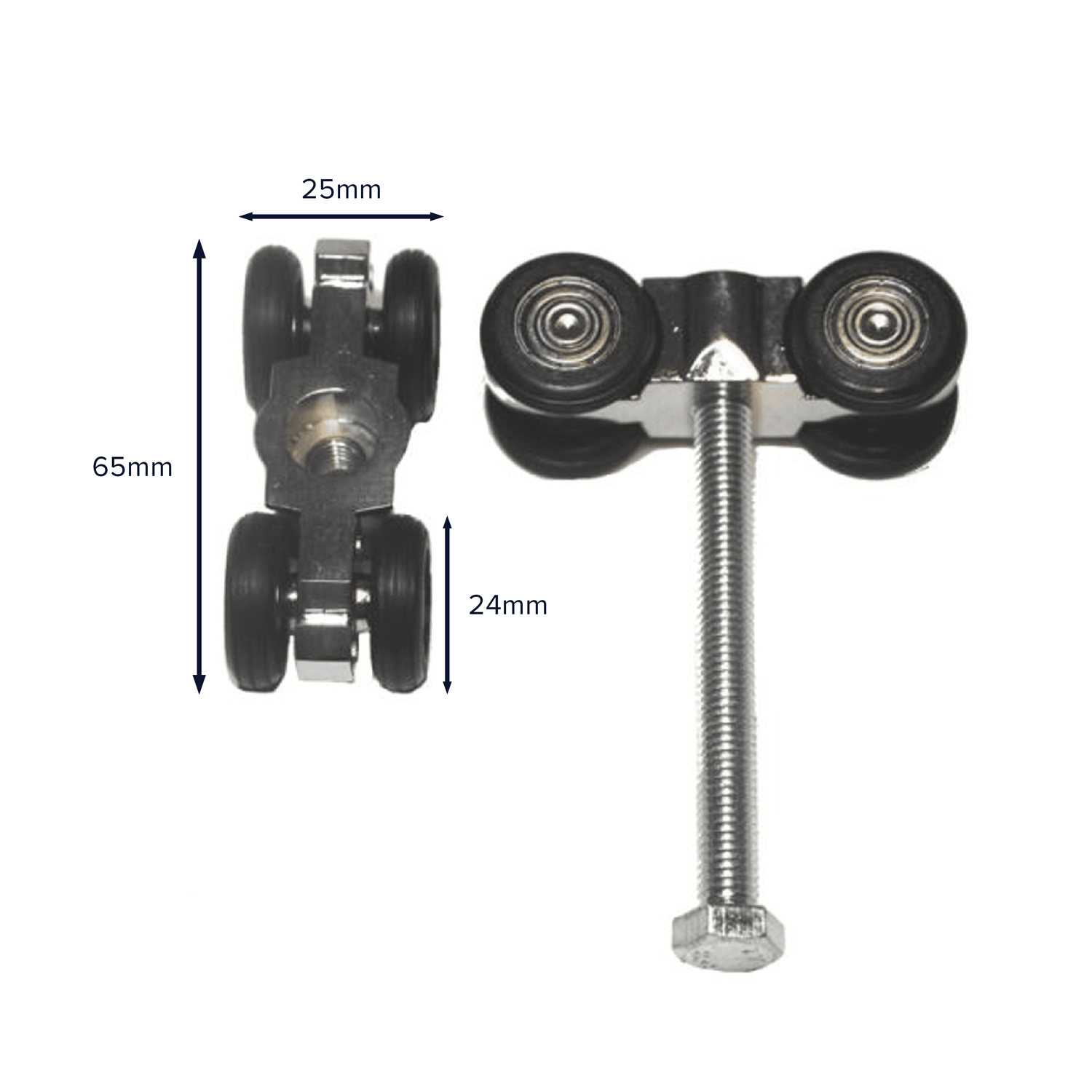 Door Roller Carriage for polytunnel sliding door Door Roller Carriage for polytunnel sliding door with dimensions