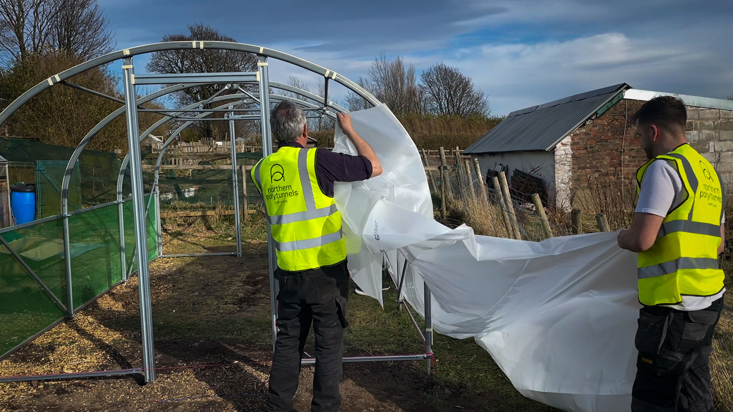 Covering a Polytunnel Made Easy
