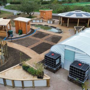 Northern Polytunnels' EasyBuild at Greener Skills Garden, RHS Garden Wisley