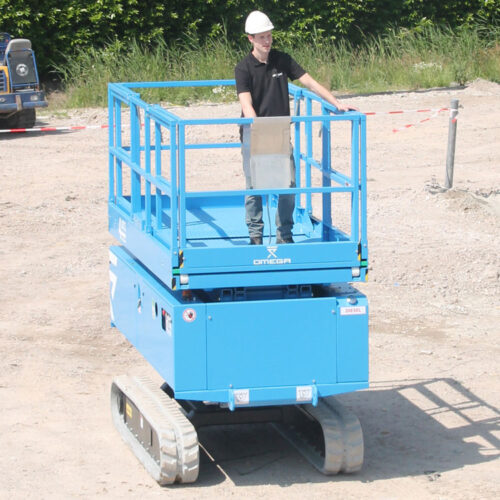 Track Rough Terrain Access Plant Hire. Omega 505TS Tracked Scissor Lift Track Rough Terrain Access Plant Hire. Omega 505TS Tracked Scissor Lift