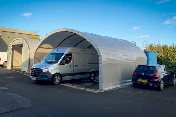TUFFShel Lite with a van vehicle bay